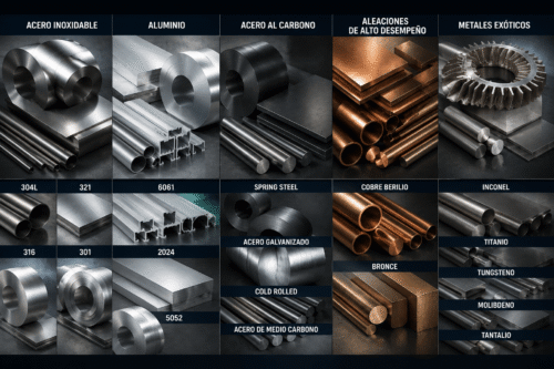 Metal a ser procesado en metalforming
